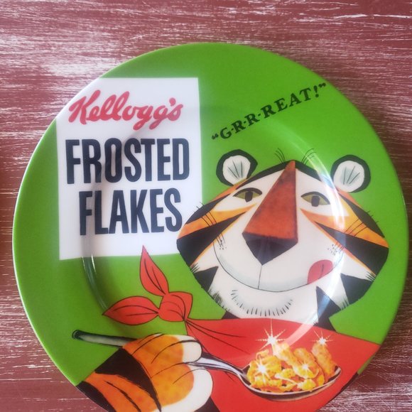 Kelloggs Retro Cereal Luncheon / Salad Plates - Set of 4 - Frosted Flakes - Tony - Picture 5 of 7
